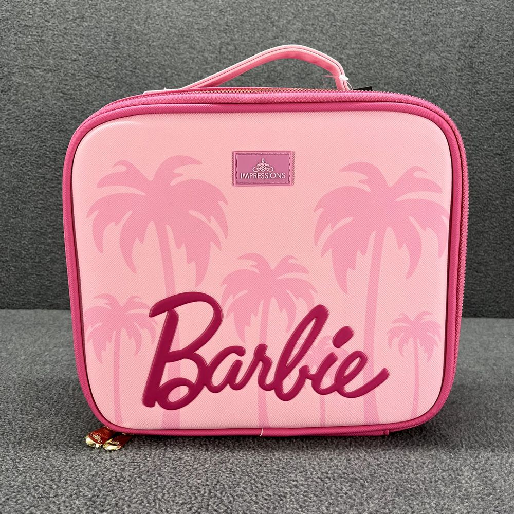 Impression Vanity Barbie Pink Cosmetic Bag with Removable‎ dividers New